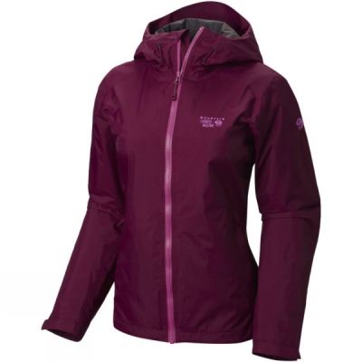 Chaquetas Mountain Hardwear Finder Mujer Burdeos - Chile LGJ286915